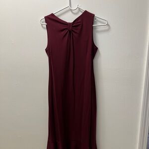 Taylor Wine Backless Dress